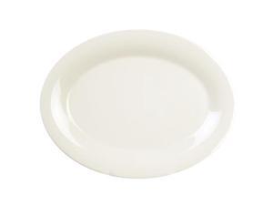 Excellante Ivory Melamine Collection 12 by 9-Inch Oval Platter, Ivory - Dozen Excellante Ivory Melamine Collection 12 by 9-Inch Oval Platter, Ivory - Dozen