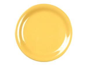 Excellante Yellow Melamine Collection 10-1/2-Inch Narrow Rim Round Plate, Yellow - Dozen Excellante Yellow Melamine Collection 10-1/2-Inch Narrow Rim Round Plate, Yellow - Dozen