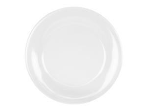 Excellante White Melamine Collection 10-1/2-Inch Wide Rim Round Plate, White - Dozen Excellante White Melamine Collection 10-1/2-Inch Wide Rim Round Plate, White - Dozen