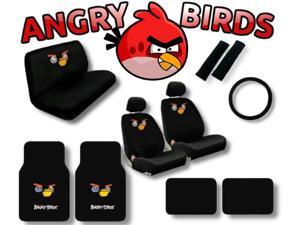 Angry Birds Seat Covers & Floor Mats Set – 15pc Angry Birds Seat Covers & Floor Mats Set – 15pc