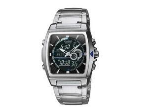 Mns Edifice Ana Digi Sqr Dial Blk Face w/Metal Band Mns Edifice Ana Digi Sqr Dial Blk Face w/Metal Band