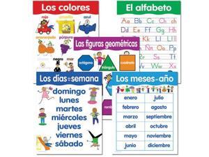Creative Teaching Press Basic Skills Classroom Chart in Spanish - Pack of 5 Creative Teaching Press Basic Skills Classroom Chart in Spanish - Pack of 5
