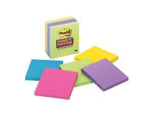 3M Post-it Super Sticky Ultra Note Pad - Assorted Colors, 65 Sheets, 3 x 3 Inches 3M Post-it Super Sticky Ultra Note Pad - Assorted Colors, 65 Sheets, 3 x 3 Inches