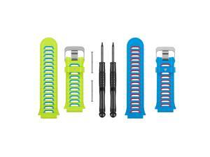 Garmin Accessory Band Kit Green Blue and Blue Red Wrist Bands for 920XT Garmin Accessory Band Kit Green Blue and Blue Red Wrist Bands for 920XT