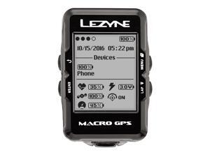 Lezyne Macro GPS Cycling Computer With HR Loaded Lezyne Macro GPS Cycling Computer With HR Loaded