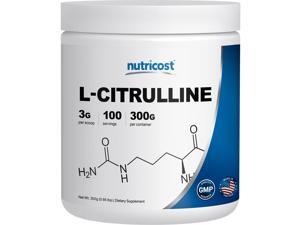 Nutricost L-Citrulline 300 GMS - Pure L-Citrulline Powder - High Quality - L-Citrulline Malate Nutricost L-Citrulline 300 GMS - Pure L-Citrulline Powder - High Quality - L-Citrulline Malate