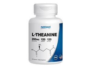 Nutricost L-Theanine 200mg; 120 Capsules - Double Potency Nutricost L-Theanine 200mg; 120 Capsules - Double Potency