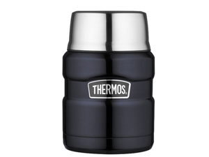 Thermos Stainless King Vacuum Insulated Food Jar - 16 oz. - Stainless Steel/Midn Thermos Stainless King Vacuum Insulated Food Jar - 16 oz. - Stainless Steel/Midn