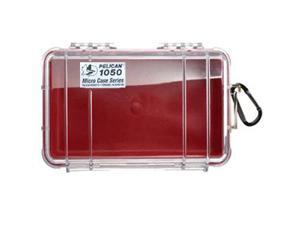 Pelican 1050 Micro Case w/Clear Lid - Red Pelican 1050 Micro Case w/Clear Lid - Red