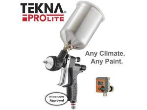 Devilbiss TEKNA PROLITE High Efficiency SPRAY GUN w/ 1.2, 1.3, 1.4mm TIPS & CUP Devilbiss TEKNA PROLITE High Efficiency SPRAY GUN w/ 1.2, 1.3, 1.4mm TIPS & CUP