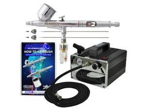 PRO G233 3 Tip .2 .3 .5 Gravity Airbrush & Air Compressor Kit Dual-Action Hobby PRO G233 3 Tip .2 .3 .5 Gravity Airbrush & Air Compressor Kit Dual-Action Hobby