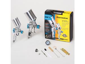 New DEVILBISS HVLP Auto Paint & Touch-Up SPRAY GUN SYSTEM w/ 2 StartingLine Guns New DEVILBISS HVLP Auto Paint & Touch-Up SPRAY GUN SYSTEM w/ 2 StartingLine Guns