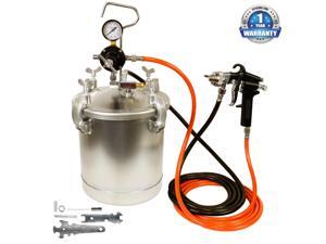 New PRESSURE FEED PAINT TANK POT SPRAY GUN SPRAYER SYSTEM New PRESSURE FEED PAINT TANK POT SPRAY GUN SPRAYER SYSTEM