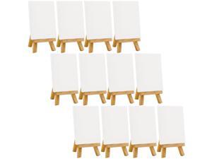 12 US Art Supply Artists 3" x 4" Mini Canvas & Easel Set Painting Craft Drawing 12 US Art Supply Artists 3" x 4" Mini Canvas & Easel Set Painting Craft Drawing