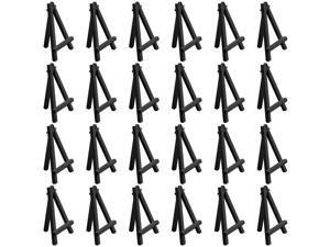 5" Mini Black Painted Wood Easels (Pack of 24 Easels) 5" Mini Black Painted Wood Easels (Pack of 24 Easels)