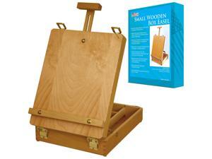 US Art Supply Newport Small Adjustable Wood Table Sketchbox Easel Desktop Artist US Art Supply Newport Small Adjustable Wood Table Sketchbox Easel Desktop Artist