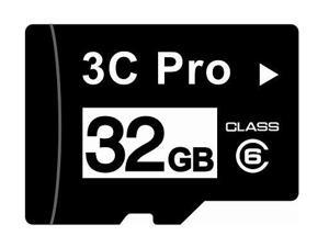 3C Pro 32GB 32G microSD microSDHC micro SD Class 6 C6 Memory Card 3C Pro 32GB 32G microSD microSDHC micro SD Class 6 C6 Memory Card
