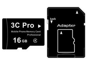 3C Pro 16GB 16G microSD microSDHC micro SD Class 4 C4 Memory Card 3C Pro 16GB 16G microSD microSDHC micro SD Class 4 C4 Memory Card