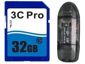 3C Pro 32GB SD 32GB SDHC Card Class 10 Extreme Speed for Camera & Camcorder +R1B Reader 3C Pro 32GB SD 32GB SDHC Card Class 10 Extreme Speed for Camera & Camcorder +R1B Reader