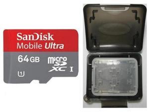 SanDisk 64GB 64G microSDXC microSD microSDHC SD SDHC SDXC Card Mobile Ultra Class 10 UHS-I with multifunction memory card protective case SanDisk 64GB 64G microSDXC microSD microSDHC SD SDHC SDXC Card Mobile Ultra Class 10 UHS-I with multifunction memory card protective case