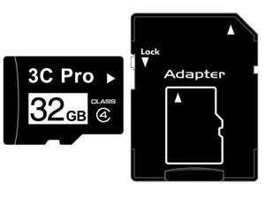 3C Pro 32GB 32G microSD microSDHC micro SD Class 4 C4 Memory Card 3C Pro 32GB 32G microSD microSDHC micro SD Class 4 C4 Memory Card