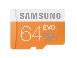 Samsung EVO 64GB microSDXC C10 64G micro SD SDXC UHS-I 48MB/s Class 10 microSD with OEM SD Adapter and Plastic Case Samsung EVO 64GB microSDXC C10 64G micro SD SDXC UHS-I 48MB/s Class 10 microSD with OEM SD Adapter and Plastic Case