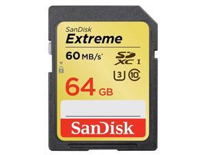 SanDisk 64GB 64G SDXC Extreme 60MB/s UHS Class 3 U3 SD 400X Class 10 C10 Memory 4K Card SDSDXN-064G with Multifunction Memory Protective Case SanDisk 64GB 64G SDXC Extreme 60MB/s UHS Class 3 U3 SD 400X Class 10 C10 Memory 4K Card SDSDXN-064G with Multifunction Memory Protective Case