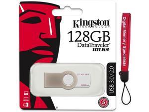 Kingston 128GB DataTraveler 101 Generation 3 DT101 G3 128G USB 3.0 Flash Drive DT101G3/128GB +Lanyard Kingston 128GB DataTraveler 101 Generation 3 DT101 G3 128G USB 3.0 Flash Drive DT101G3/128GB +Lanyard