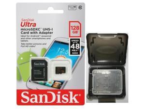SanDisk 128GB 128G microSDXC Ultra 48MB/s microSD micro SDHC SDXC Class 10 UHS-I C10 Memory Card Retail with multifunction memory card protective case SanDisk 128GB 128G microSDXC Ultra 48MB/s microSD micro SDHC SDXC Class 10 UHS-I C10 Memory Card Retail with multifunction memory card protective case