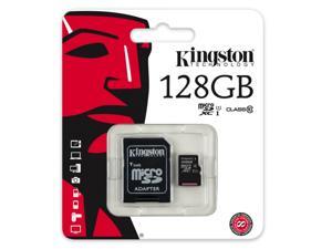 Kingston 128GB 128G microSDXC UHS-I Class 10 microSD micro SD SDXC C10 Flash Memory Card with OEM USB 3.0 Card Reader Kingston 128GB 128G microSDXC UHS-I Class 10 microSD micro SD SDXC C10 Flash Memory Card with OEM USB 3.0 Card Reader