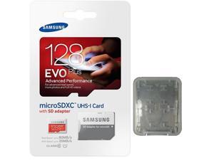 Samsung EVO Plus 128GB 128G microSDXC 80MB/s UHS-I Class 10 microSD micro SD SDXC MB-MC128DA C10 Flash Card with Multifunction Memory Card Protective Case Samsung EVO Plus 128GB 128G microSDXC 80MB/s UHS-I Class 10 microSD micro SD SDXC MB-MC128DA C10 Flash Card with Multifunction Memory Card Protective Case