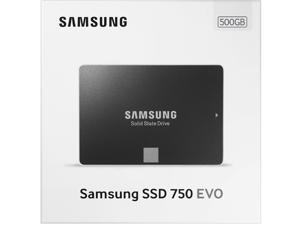 Samsung 750 EVO 500GB 2.5" 500G SATA III Internal SSD 3-D 3D Vertical Solid State Drive MZ-750500BW with OEM SSD Case Samsung 750 EVO 500GB 2.5" 500G SATA III Internal SSD 3-D 3D Vertical Solid State Drive MZ-750500BW with OEM SSD Case