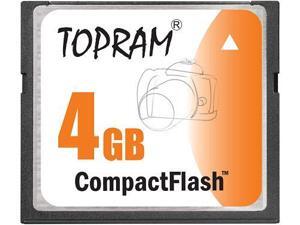 TOPRAM 4GB CF 4G CompactFlash Card Compact Flash Flash - Bulk - OEM TOPRAM 4GB CF 4G CompactFlash Card Compact Flash Flash - Bulk - OEM