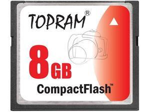 TOPRAM 8GB CF 8G CompactFlash Card Compact Flash Flash - Bulk - OEM TOPRAM 8GB CF 8G CompactFlash Card Compact Flash Flash - Bulk - OEM