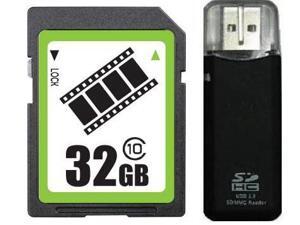FilmPro 32GB SD 32GB SDHC Card Class 10 Extreme Speed for Camera & Camcorder +R3 Reader FilmPro 32GB SD 32GB SDHC Card Class 10 Extreme Speed for Camera & Camcorder +R3 Reader