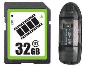 FilmPro 32GB SD 32GB SDHC Card Class 10 Extreme Speed for Camera & Camcorder +R1B Reader FilmPro 32GB SD 32GB SDHC Card Class 10 Extreme Speed for Camera & Camcorder +R1B Reader