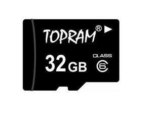 TOPRAM 32GB 32G microSD microSDHC micro SD Class 6 C6 Memory Card TOPRAM 32GB 32G microSD microSDHC micro SD Class 6 C6 Memory Card