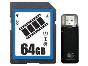FilmPro 64GB SDXC 64GB SDHC SD Card Class 10 Ultra High Speed UHS-I with R3 Reader FilmPro 64GB SDXC 64GB SDHC SD Card Class 10 Ultra High Speed UHS-I with R3 Reader