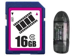 FilmPro 16GB SD 16GB SDHC Card Class 10 Extreme Speed for Camera with R1 Reader FilmPro 16GB SD 16GB SDHC Card Class 10 Extreme Speed for Camera with R1 Reader