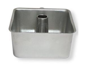 Square Angel Food Cake Pan with Removable Bottom - 7.5" Square x 3.5" Deep Square Angel Food Cake Pan with Removable Bottom - 7.5" Square x 3.5" Deep