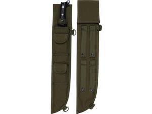 Olive Drab Polyester Shell Machete Sheath Tactical MOLLE Cover 18" Olive Drab Polyester Shell Machete Sheath Tactical MOLLE Cover 18"