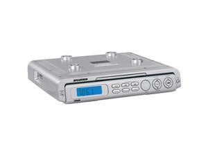 SYLVANIA SKCR2613-SILVER Under-Cabinet CD Clock Radio SYLVANIA SKCR2613-SILVER Under-Cabinet CD Clock Radio