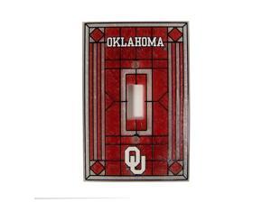 Oklahoma Sooners Official NCAA Art Glass Light Switch Cover by Memory Company Oklahoma Sooners Official NCAA Art Glass Light Switch Cover by Memory Company