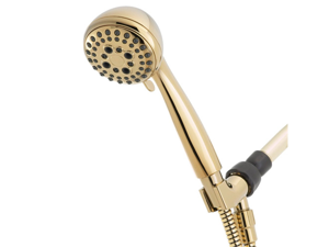 Delta 75502PB Five Spray Polished Brass Massage Hand Shower Delta 75502PB Five Spray Polished Brass Massage Hand Shower