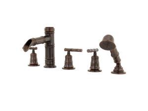 Pegasus 879-0096 Bamboo Roman Tub Set with Hand Shower in Heritage Bronze Pegasus 879-0096 Bamboo Roman Tub Set with Hand Shower in Heritage Bronze