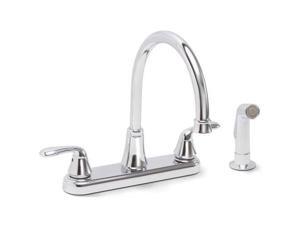Premier 126967 Waterfront Lead-Free Two-Handle Kitchen Faucet with Spray, Chrome Premier 126967 Waterfront Lead-Free Two-Handle Kitchen Faucet with Spray, Chrome