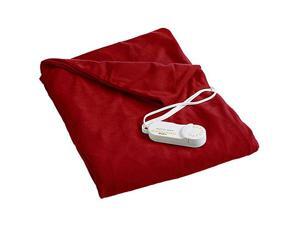 Biddeford 4440-907484-300 Comfort Knit Super Soft Heated Throw Blanket Brick Red Biddeford 4440-907484-300 Comfort Knit Super Soft Heated Throw Blanket Brick Red