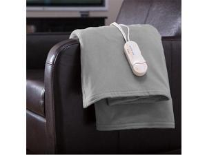Biddeford 4440-907484-633 Comfort Knit Supr Soft Heated Throw Blanket Sage Green Biddeford 4440-907484-633 Comfort Knit Supr Soft Heated Throw Blanket Sage Green