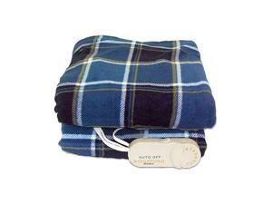 Biddeford 4442-907484-479 Comfort Knit Supr Soft Heated Throw Blanket Blue Plaid Biddeford 4442-907484-479 Comfort Knit Supr Soft Heated Throw Blanket Blue Plaid