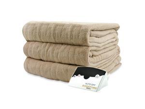 Biddeford 2030-905291-780 MicroPlush Electric Heated Blanket Twin Linen Biddeford 2030-905291-780 MicroPlush Electric Heated Blanket Twin Linen